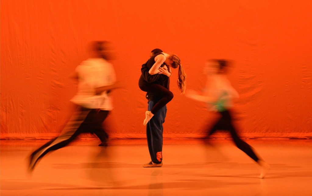 Dancers rehearsing firebird, may 2014. Photo: brian slater