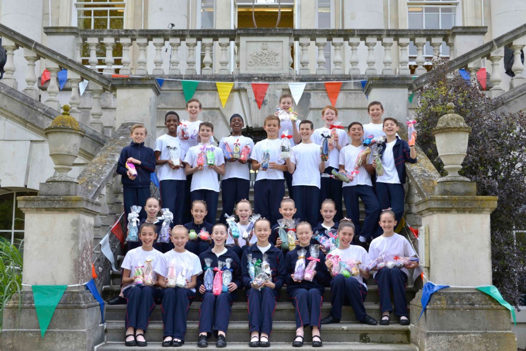 Year 7s with their pointe shoes. Photo: chikako osawa-horowitz