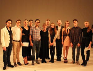 All the participating choreographers, pictured here with judges jeanetta laurence obe arthur pita and kevin o'hare.