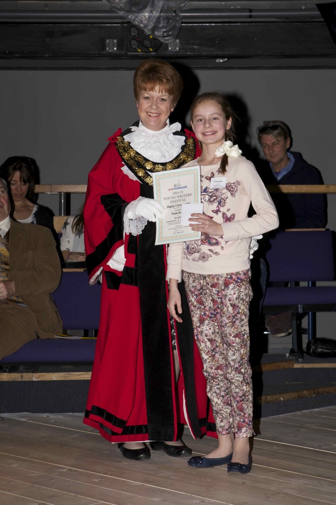 Vlada with the mayor of richmond - councillor jane boulton. Photo: emma durnford