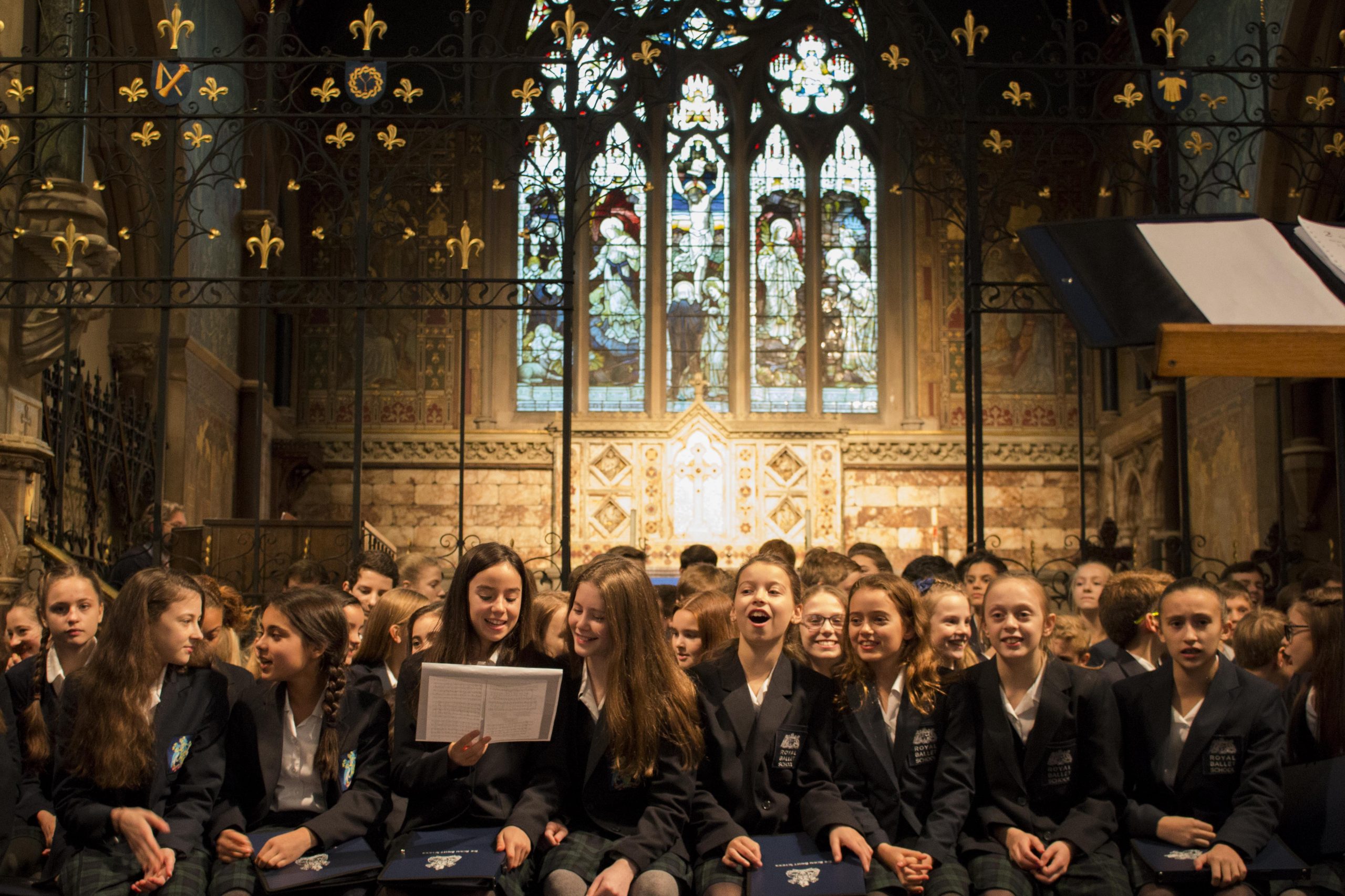 Royal ballet school christmas carol service 2016