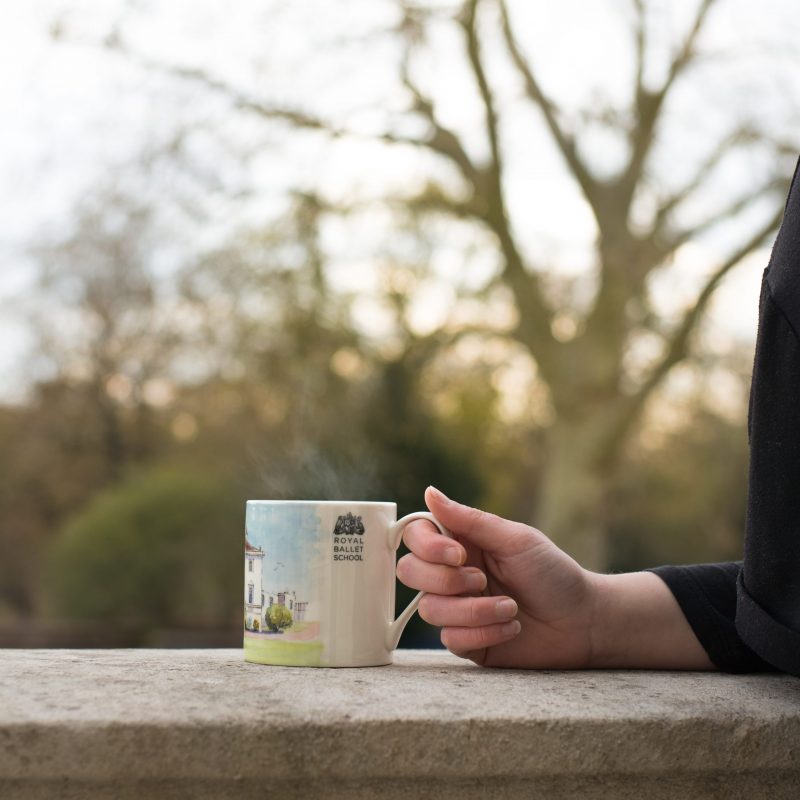 White lodge mug