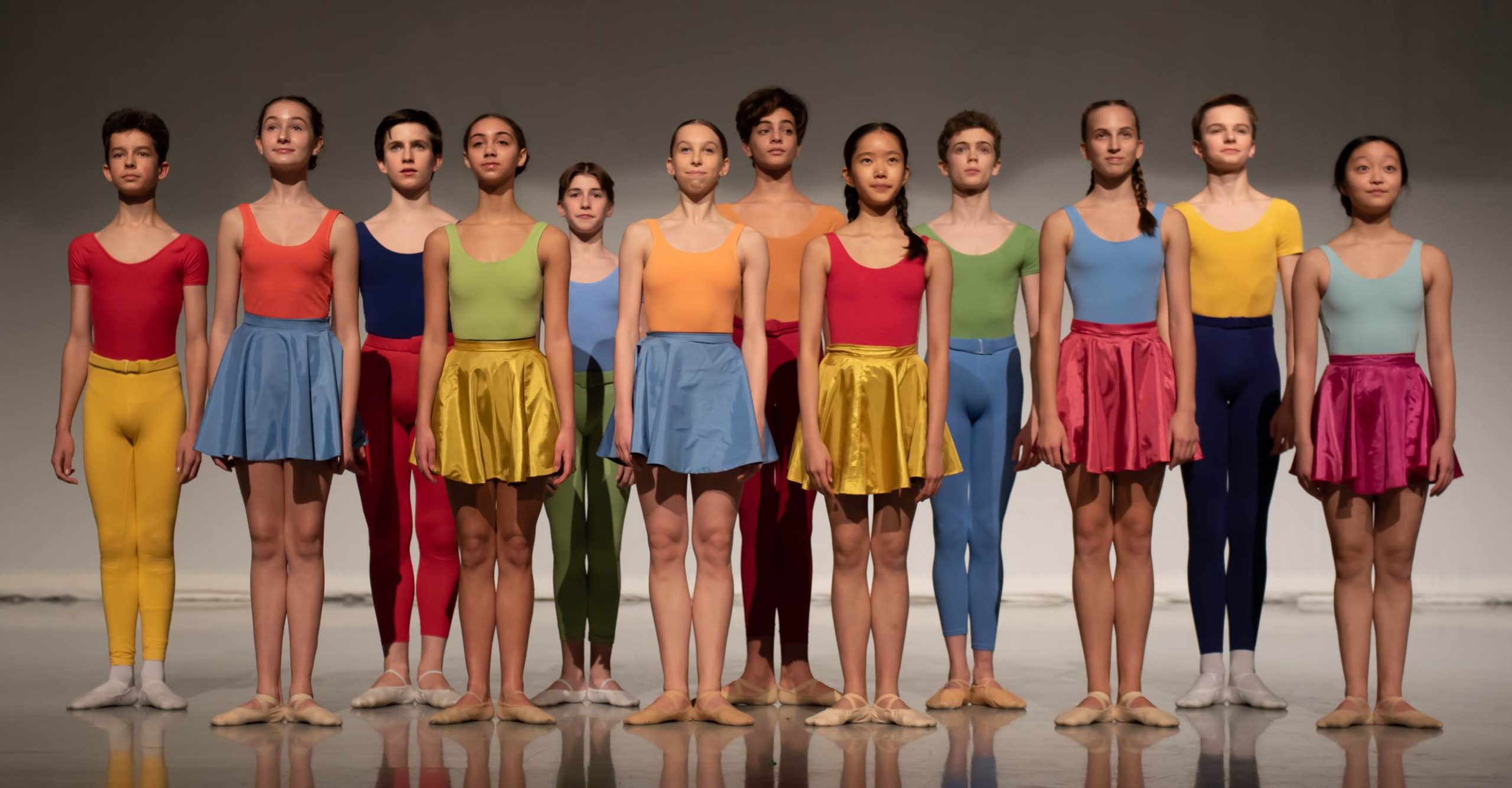 Students in kenneth macmillan emerging choreographer performance 2020