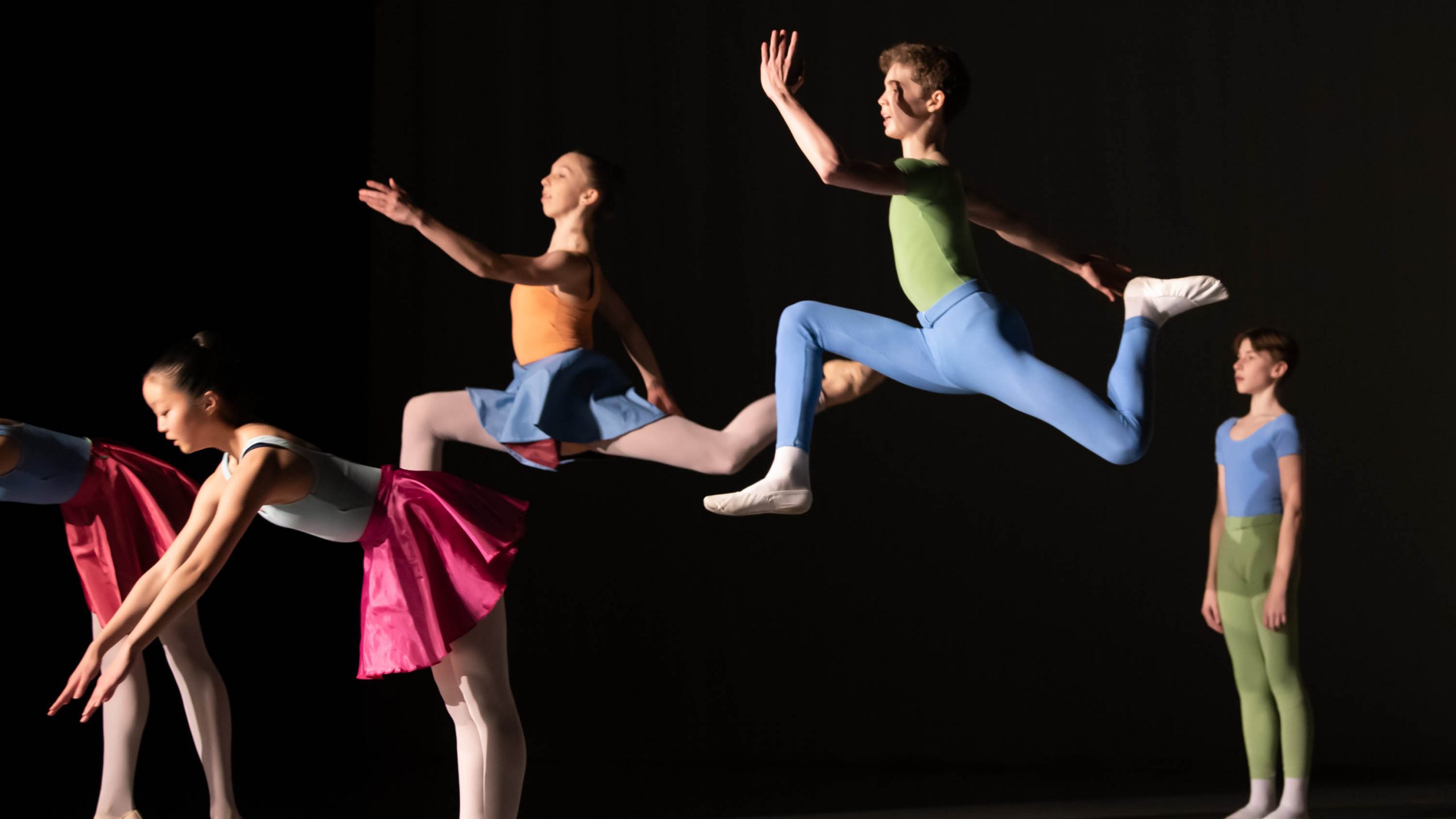 Students participating in the kenneth macmillan emerging choreographer programme