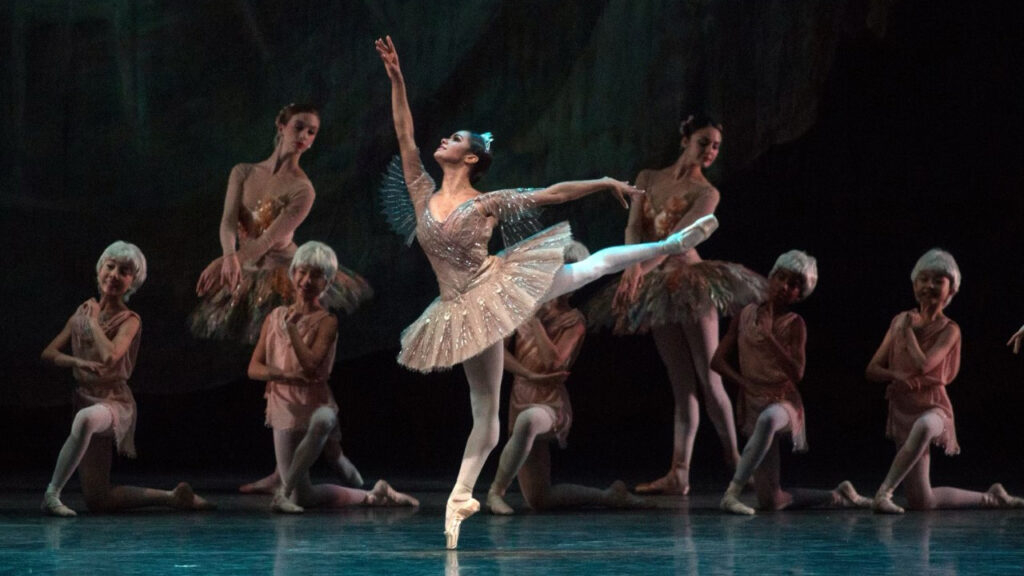 Misty copeland dancing on stage