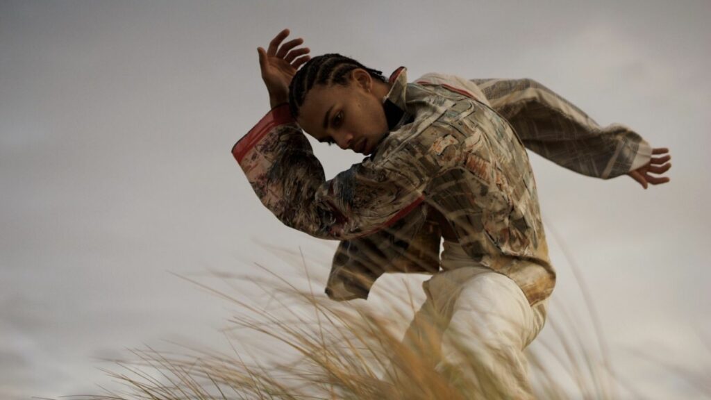 Kele roberson dancing in hay