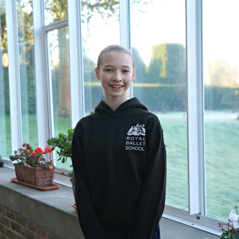 Children's Black Hoodie - The Royal Ballet School