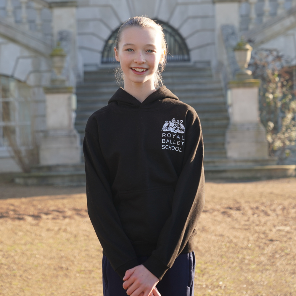 Children's black hoodie Children's black hoodie