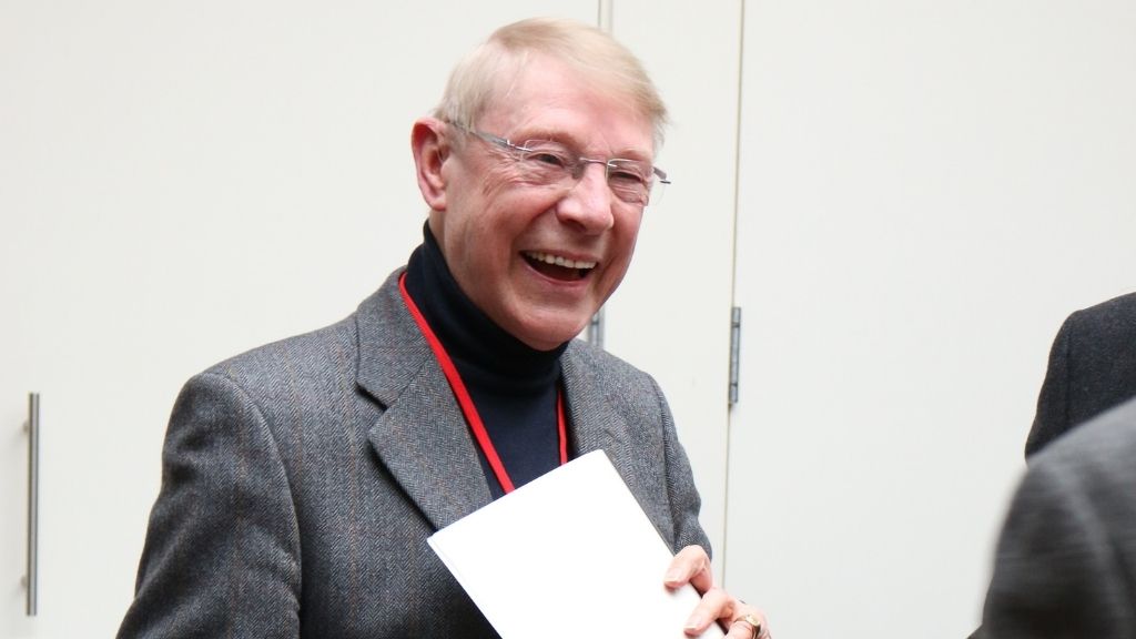 Peter wilson smiling at his medal ceremony