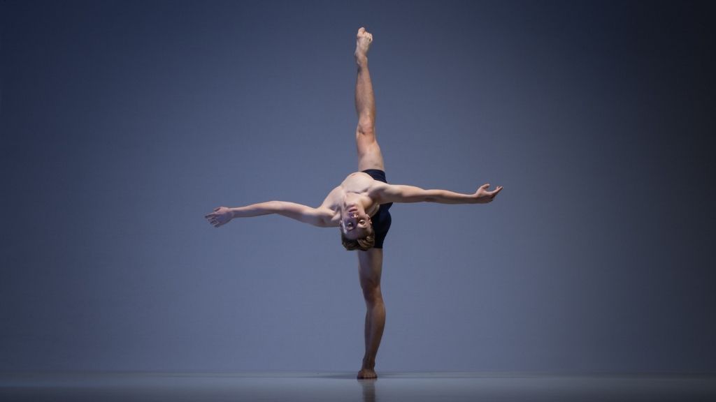 Max dawe in dance pose for an audition photograph