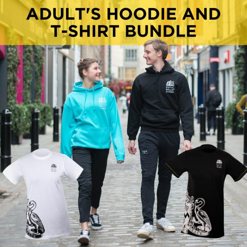 Adult hoodie and t-shirt bundle