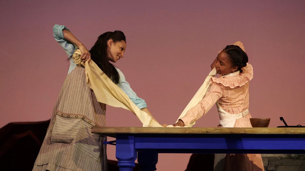 A young student dances with the royal ballet's francesca hayward in like water for chocolate