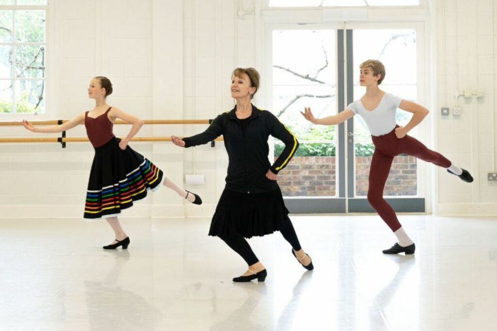 Dame beryl grey being rehearsed by ninette de valois in checkmate