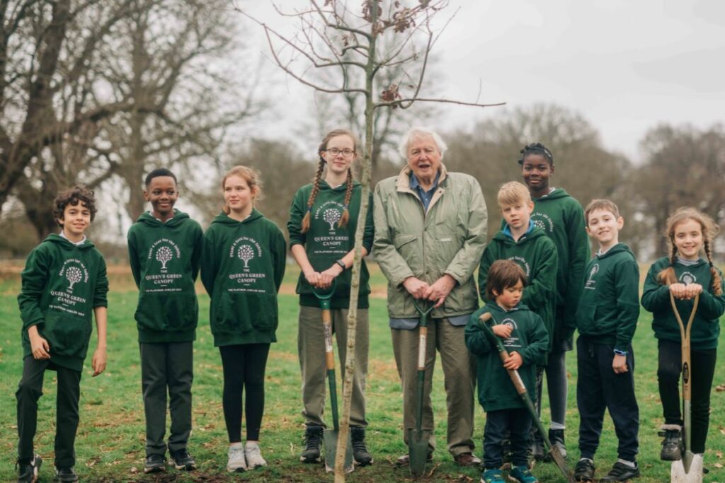 An environmental legacy — celebrating a new woodland for the queen's green canopy initiative