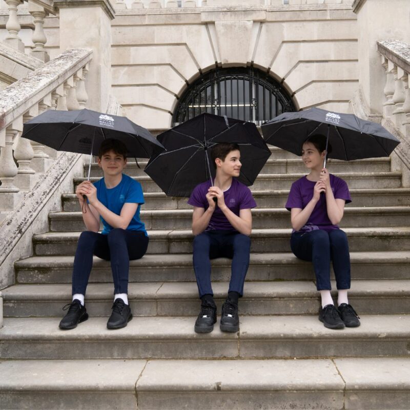 Royal ballet school folding umbrella