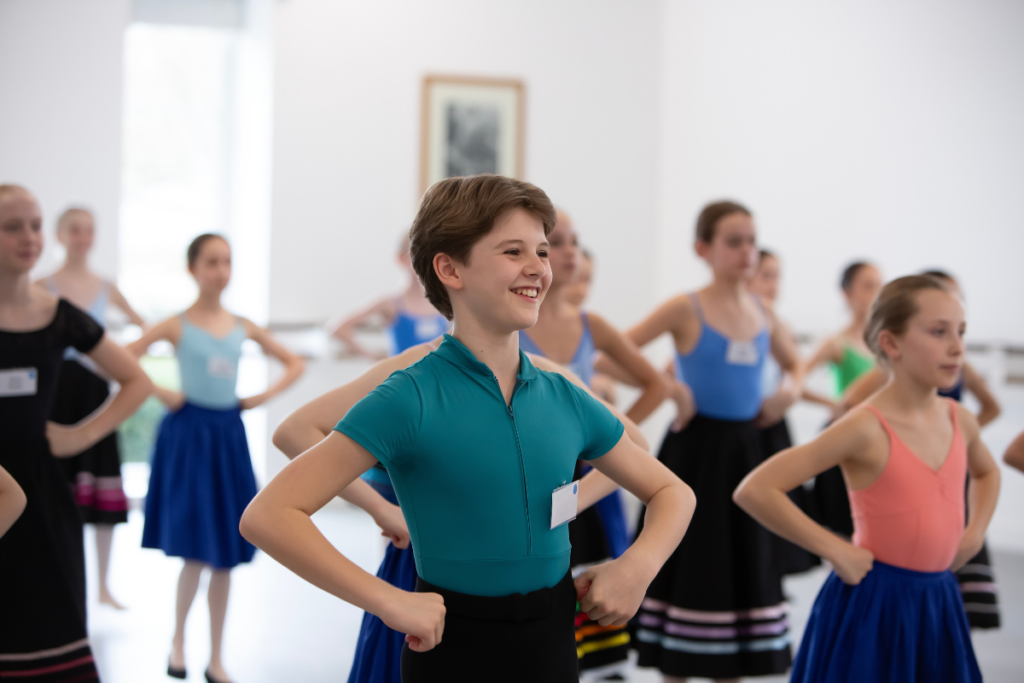 Students in a character class at white lodge