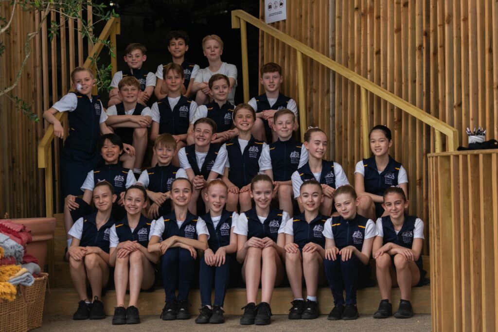 A group of year 7 students at opera holland park.