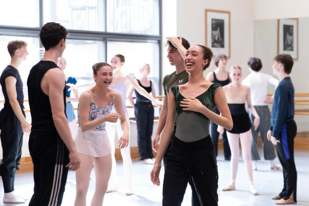 Summer intensive Upper school summer intensive students in class