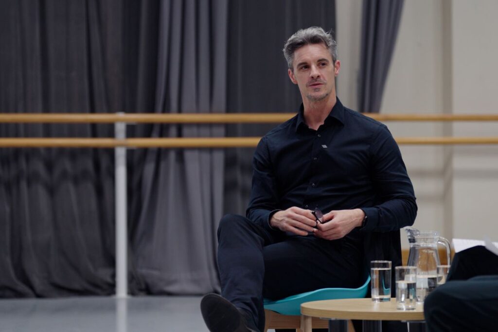 Iain mackay speaking to our students