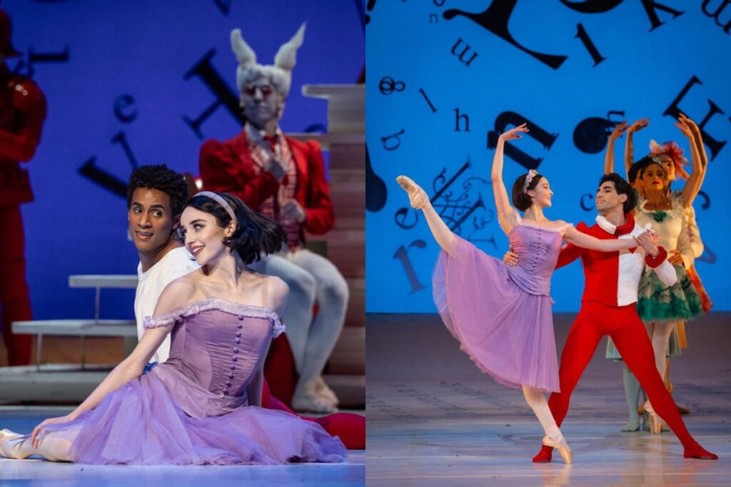 Ella newton and viola pantuso debut as alice in alice’s adventures in wonderland