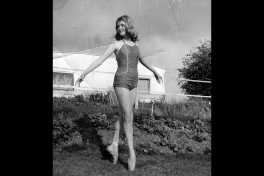 Susie cooper's first steps on pointe, aged 12, at the end of 1st form (now year 7) at white lodge.