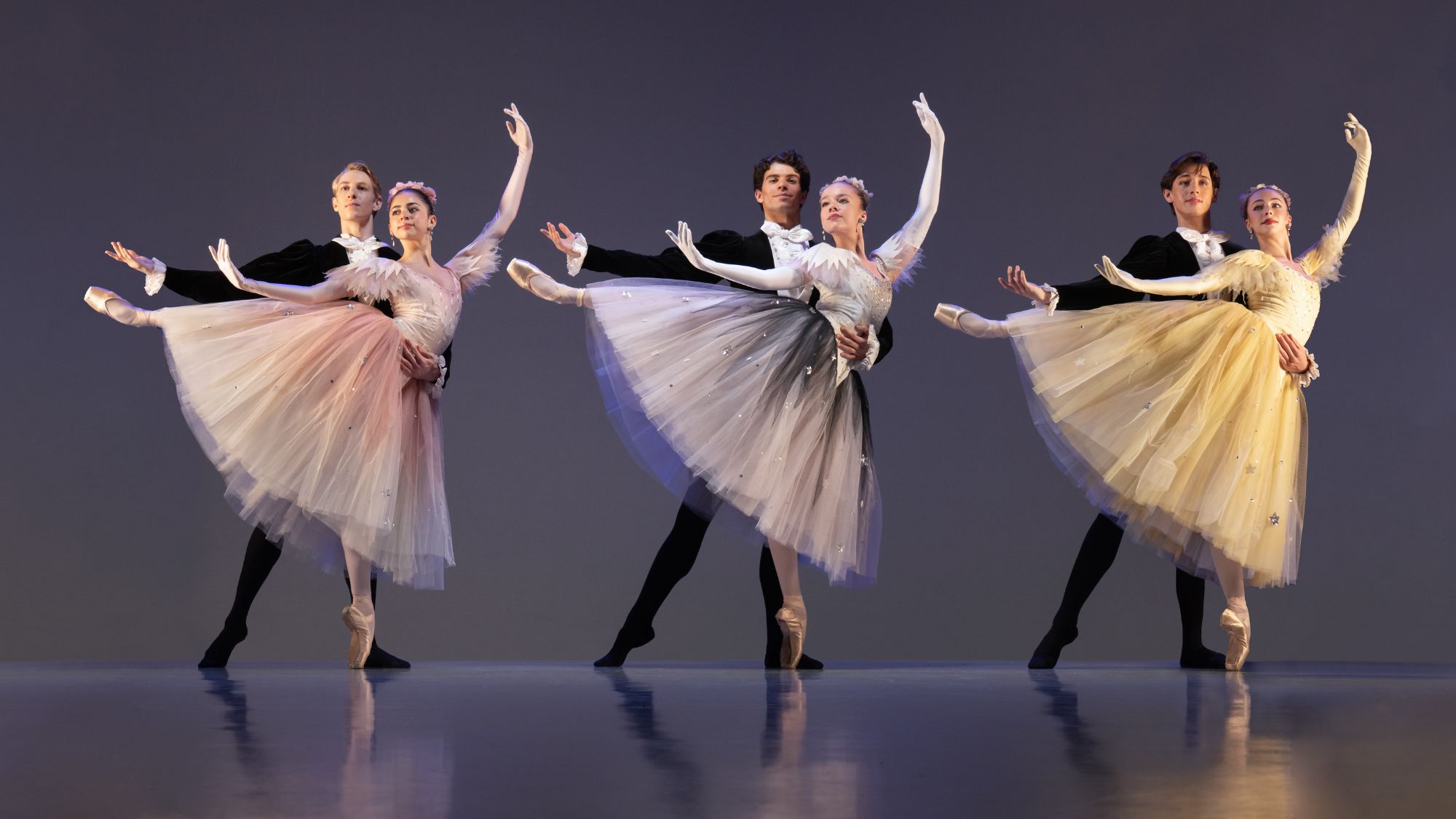 Students dancing on stage