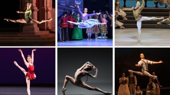 A collage of six photographs of the dancers features in the article