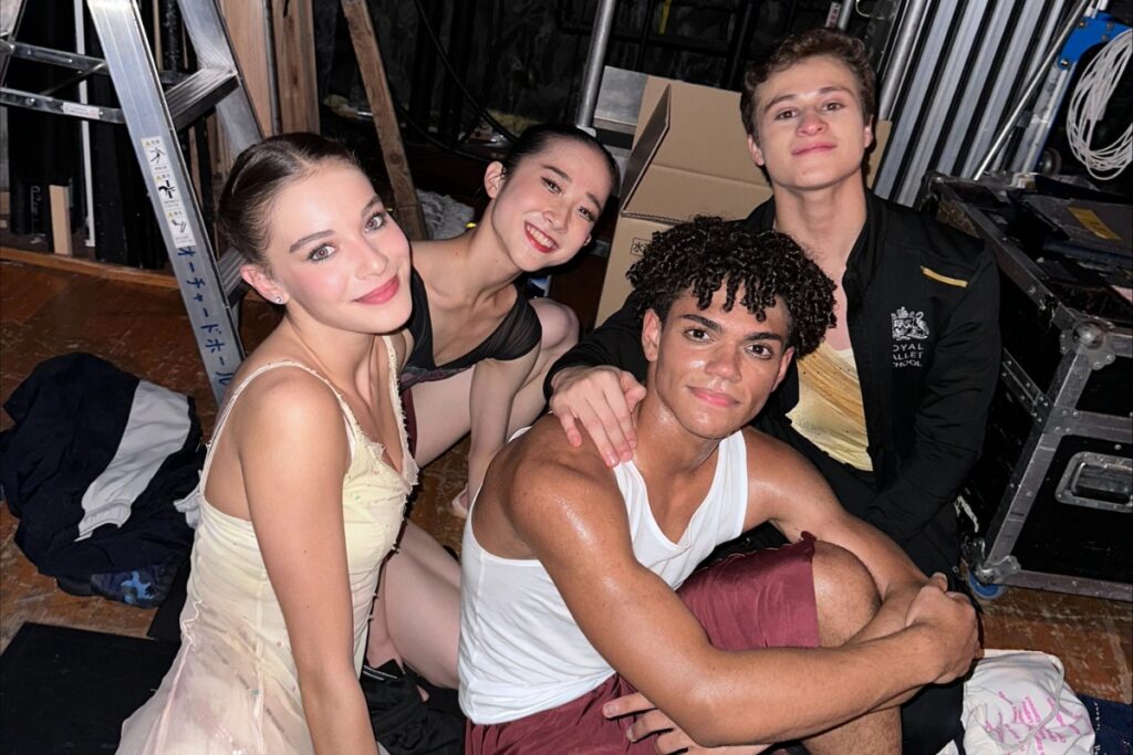 Four pre-professional students represent the school at the ygp japan gala  Alecsia, nanoha, wendel and fabrizzio