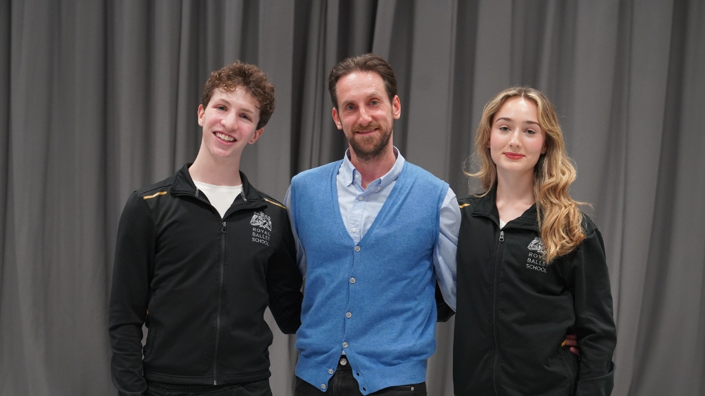 Jonathan watkins with pre-professional students