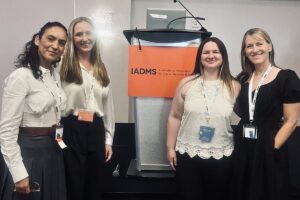 From left: dr. Manuela angioi, karen sheriff, dr rosie davis and erica gethen smith
