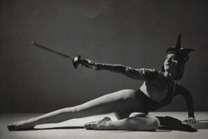 Gillian lynne as the black queen in checkmate