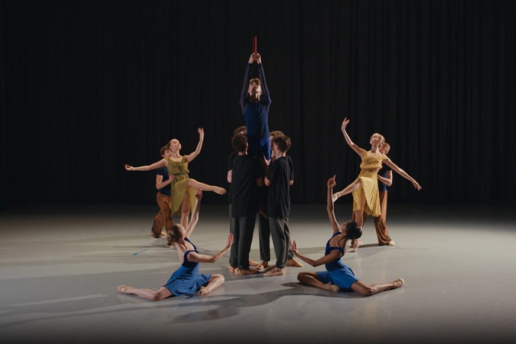 Royal ballet school students performing in the commonwealth dance relay film. © 2026 the commonwealth resounds.