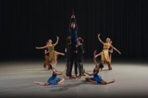 Royal ballet school students performing in the commonwealth dance relay film. © 2026 the commonwealth resounds.