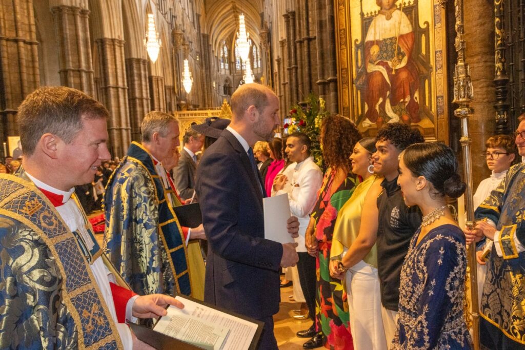 Students performing in the commonwealth day service of celebration. Photos courtesy of royal commonwealth society/picture partnership.
