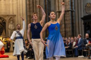 Students performing in the commonwealth day service of celebration. Photos courtesy of royal commonwealth society/picture partnership.