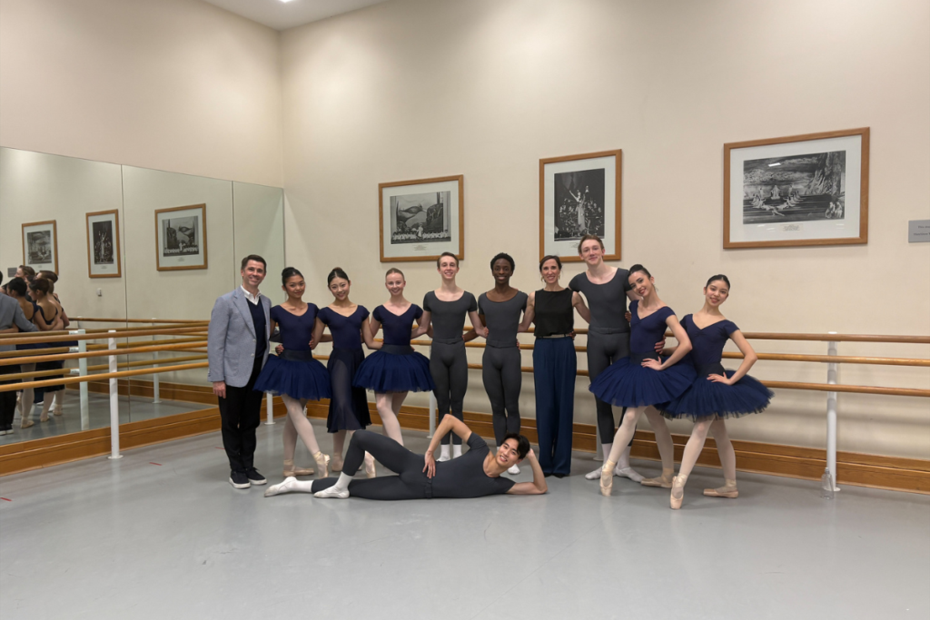 Students behind the scenes for solos evening 2026