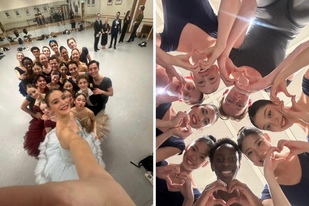 Students behind the scenes for solos evening 2026