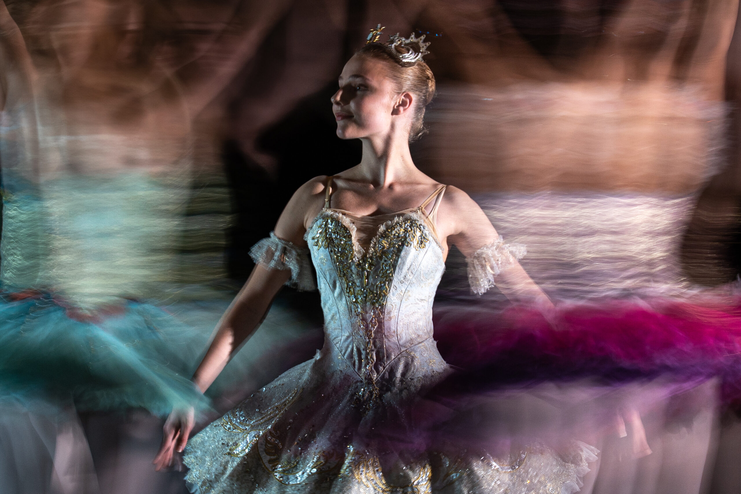 Students in centenary dancewear collection