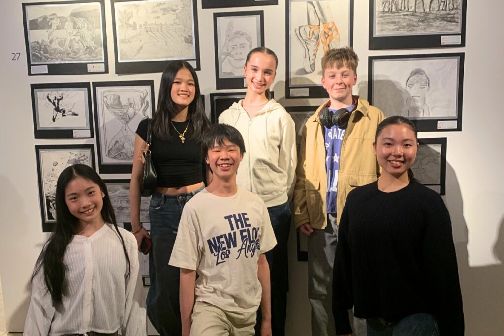 Six white lodge prize winners show work at the young art 2026 exhibition