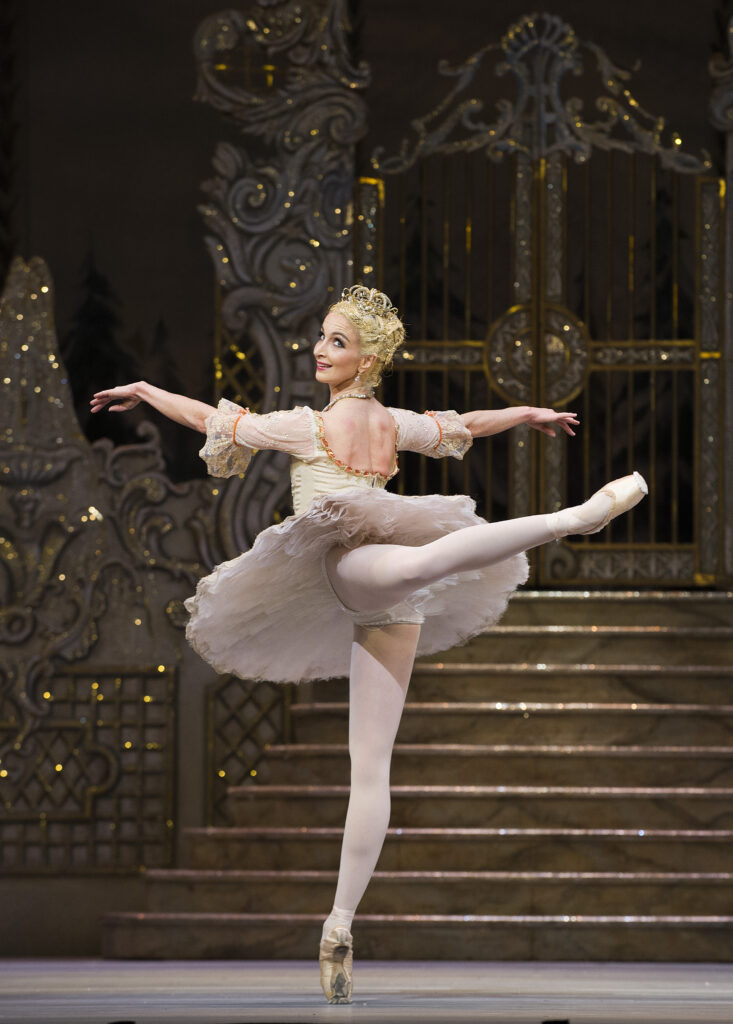 Lauren as the sugar plum fairy in the nutcracker, the royal ballet. © roh 2025, photographed by tristram kenton