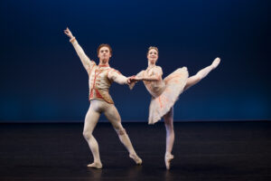 Lauren cuthbertson and sergei polunin perform at the british young dancer competition 2009. Photographed by johan persson