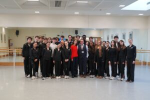 Lauren visits upper school students in covent garden