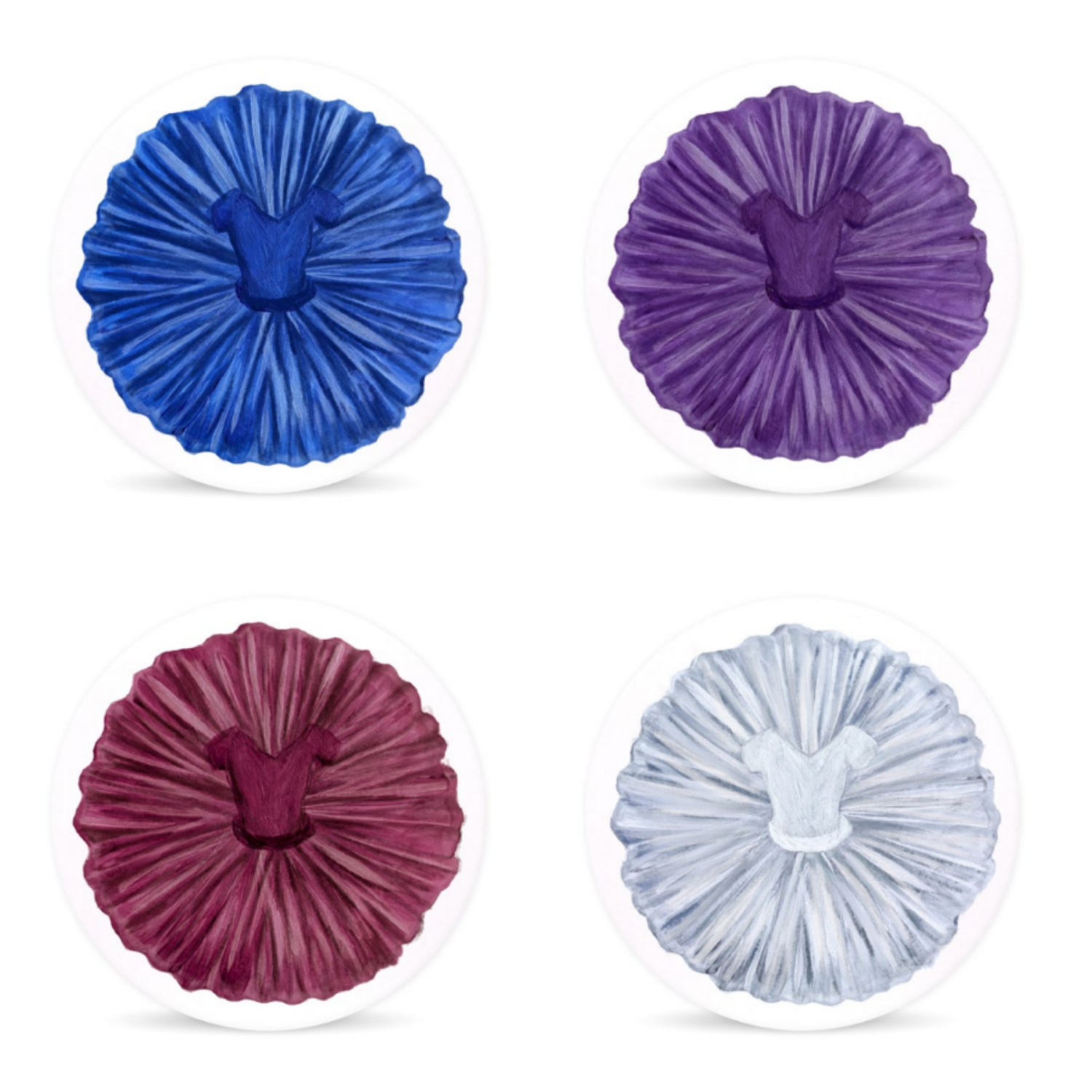 Centenary tutu coasters Centenary tutu coasters