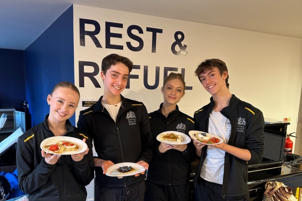A day in the life of a full-time student at the royal ballet school Upper school students celebrate pancake day in the common room.