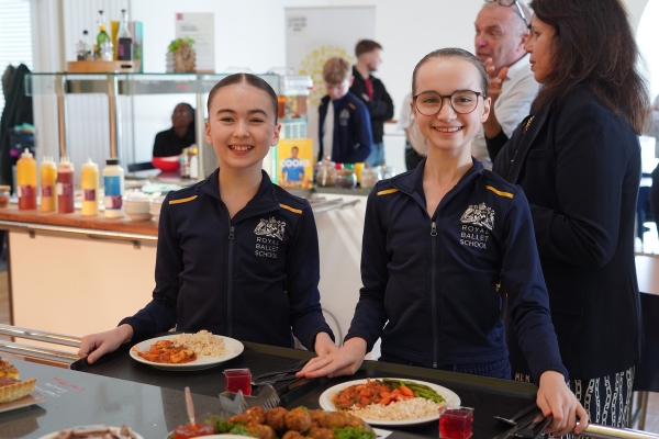 A day in the life of a full-time student at the royal ballet school White lodge students have lunch in the canteen