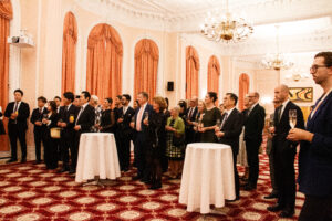 The school receive ambassador's commendation at the embassy of japan